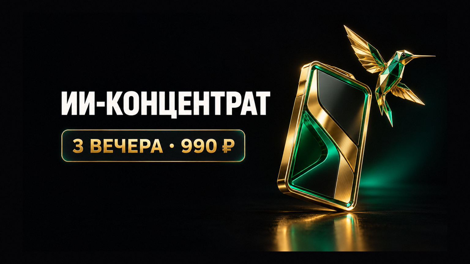 ИИ-Концентрат: три вечера за 990 ₽